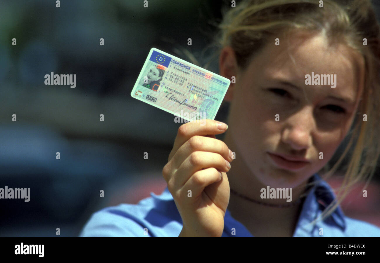 Car, German Driving licence , Document Stock Photo Alamy