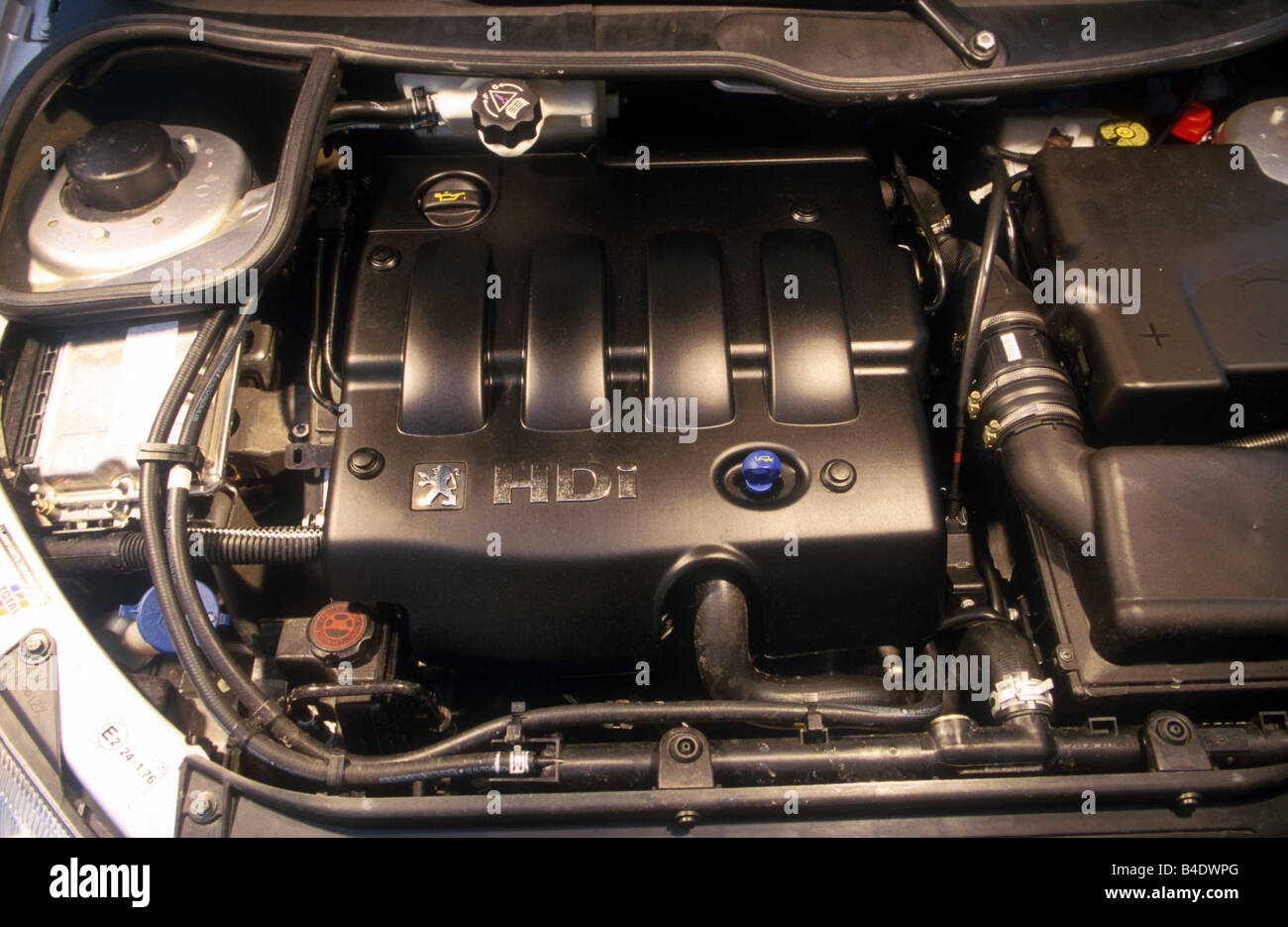 Car, Peugeot 206 HDI, Limousine, small approx., model year 19982003