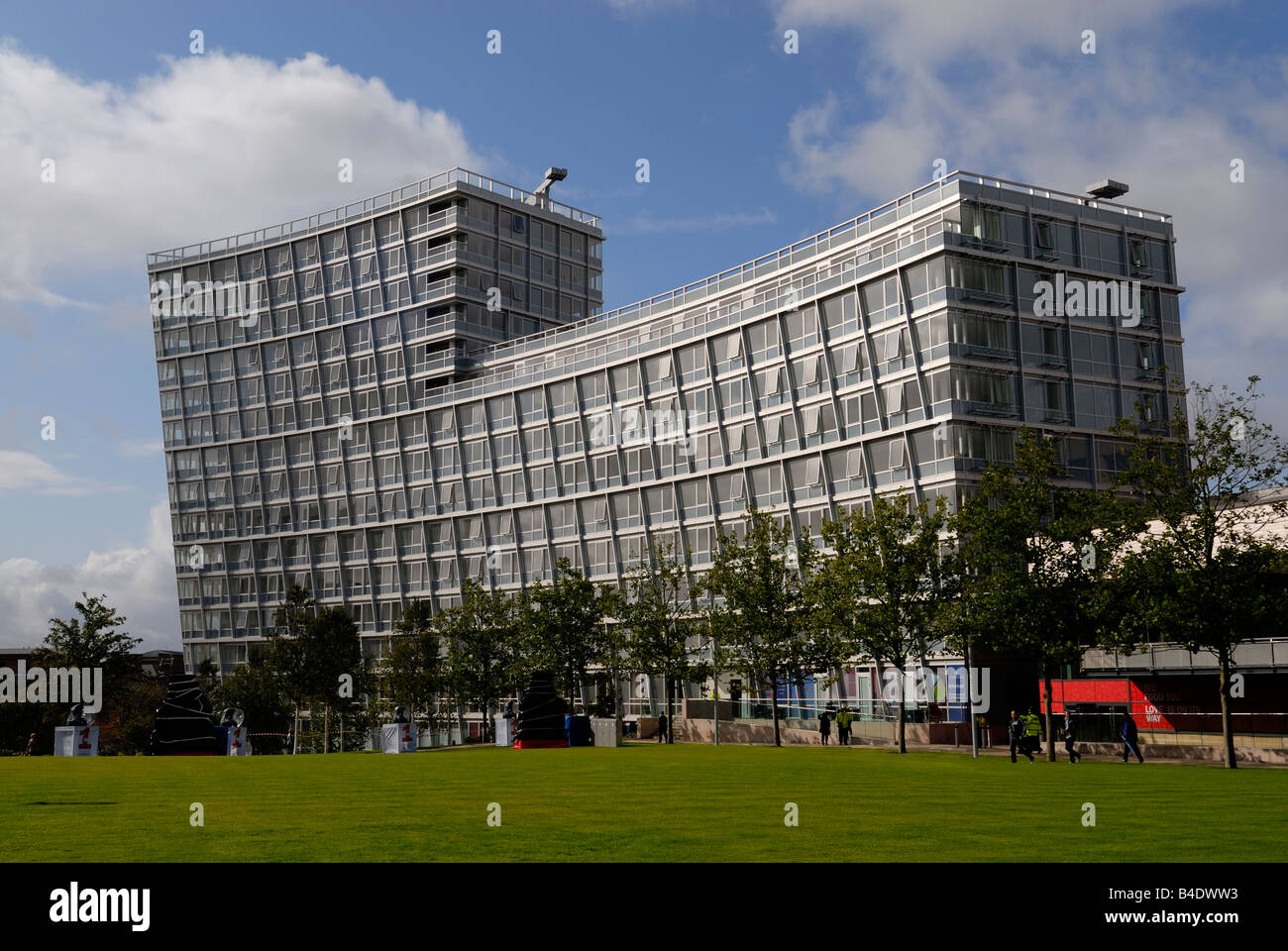 One Park West waterfront apartments in Chavasse Park Liverpool, part of