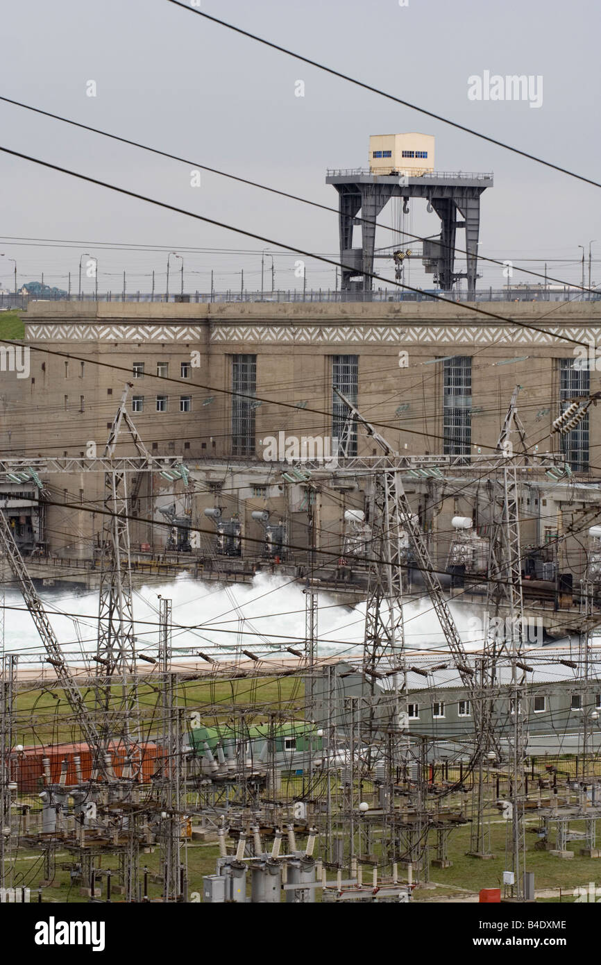 Irkutsk Hydroelectric Power Station Stock Photo Alamy