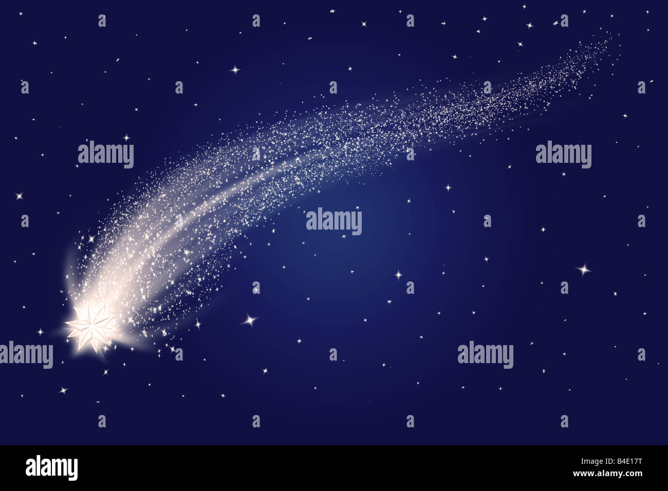 Comet shooting star in space hires stock photography and images Alamy