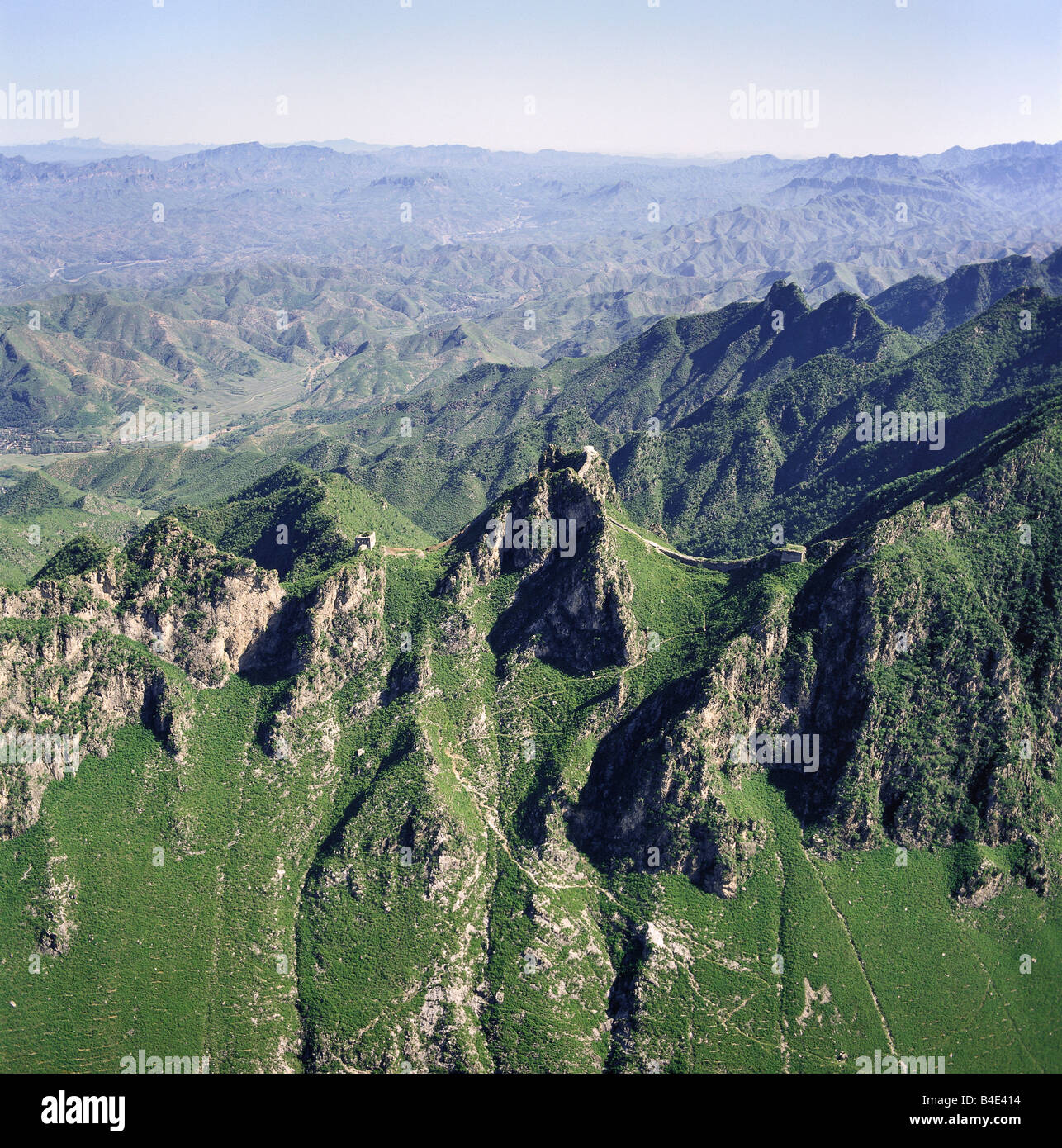 The great wall of china aerial hi-res stock photography and images - Alamy