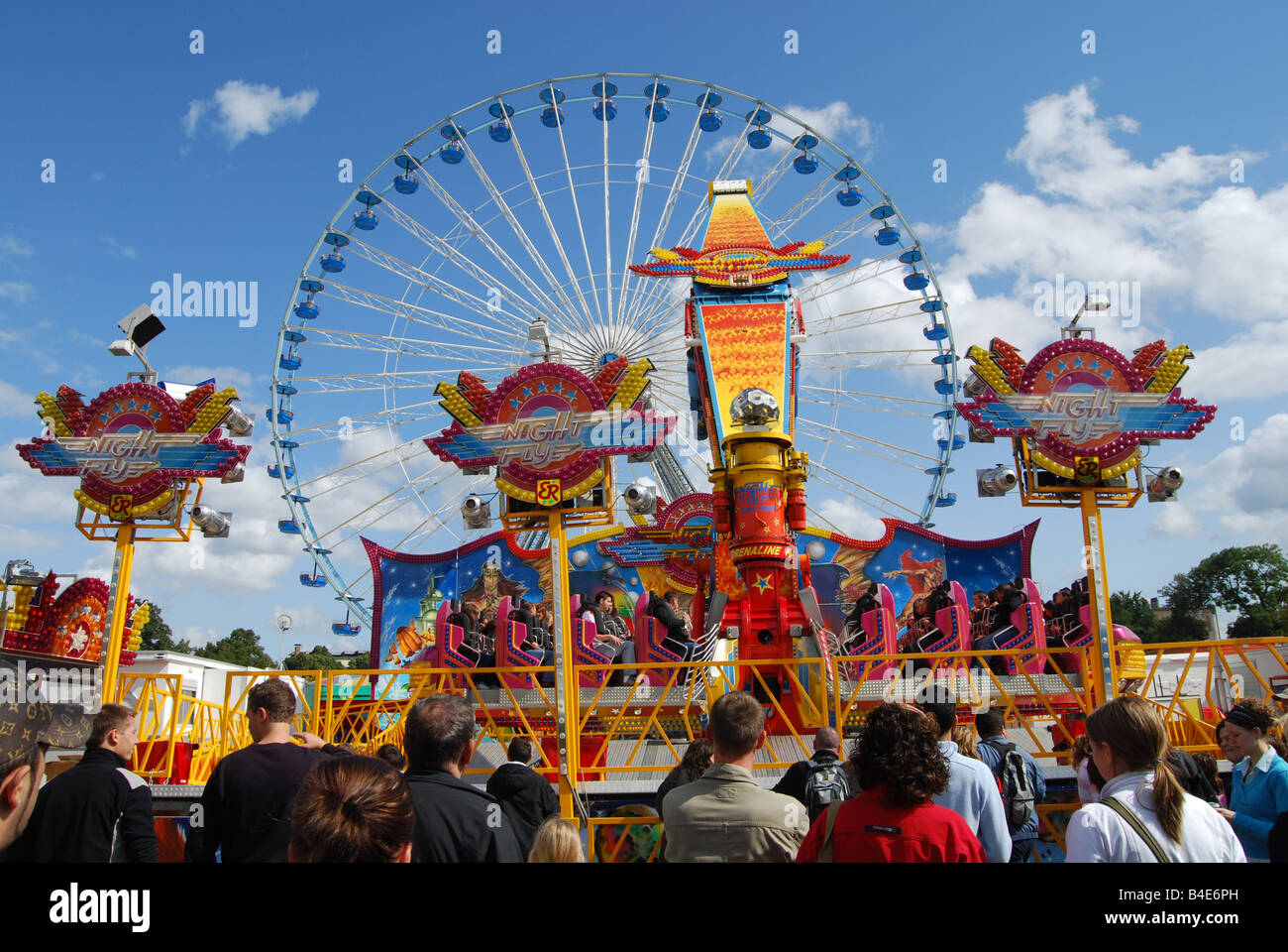 summer fair Lille France Stock Photo Alamy