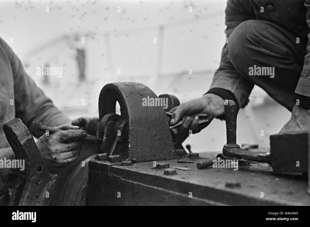 Ship restoration Black and White Stock Photos & Images - Alamy
