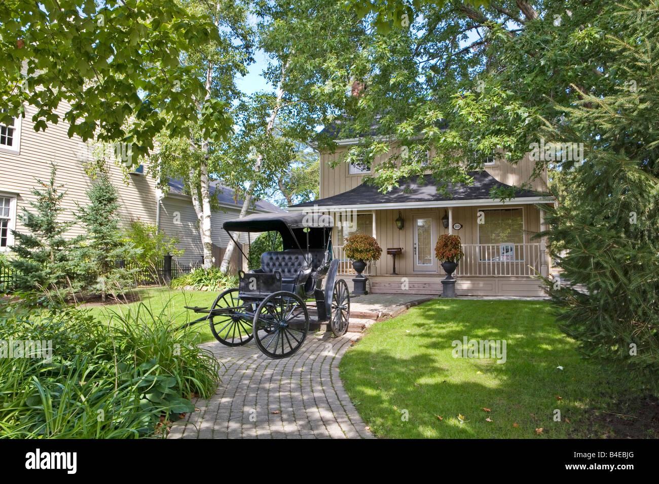 Scene Kleinburg Ontario Canada Stock Photo