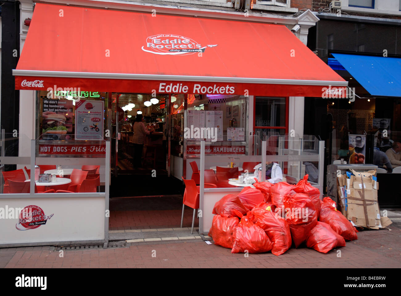 Eddie Rocket s restaurant near Grafton street Dublin Ireland Stock ...