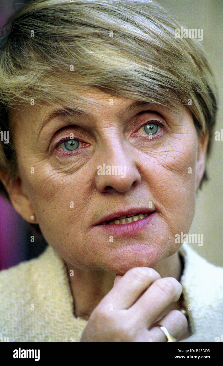 Danuta Huebner, the Polish EU-Commissioner Stock Photo