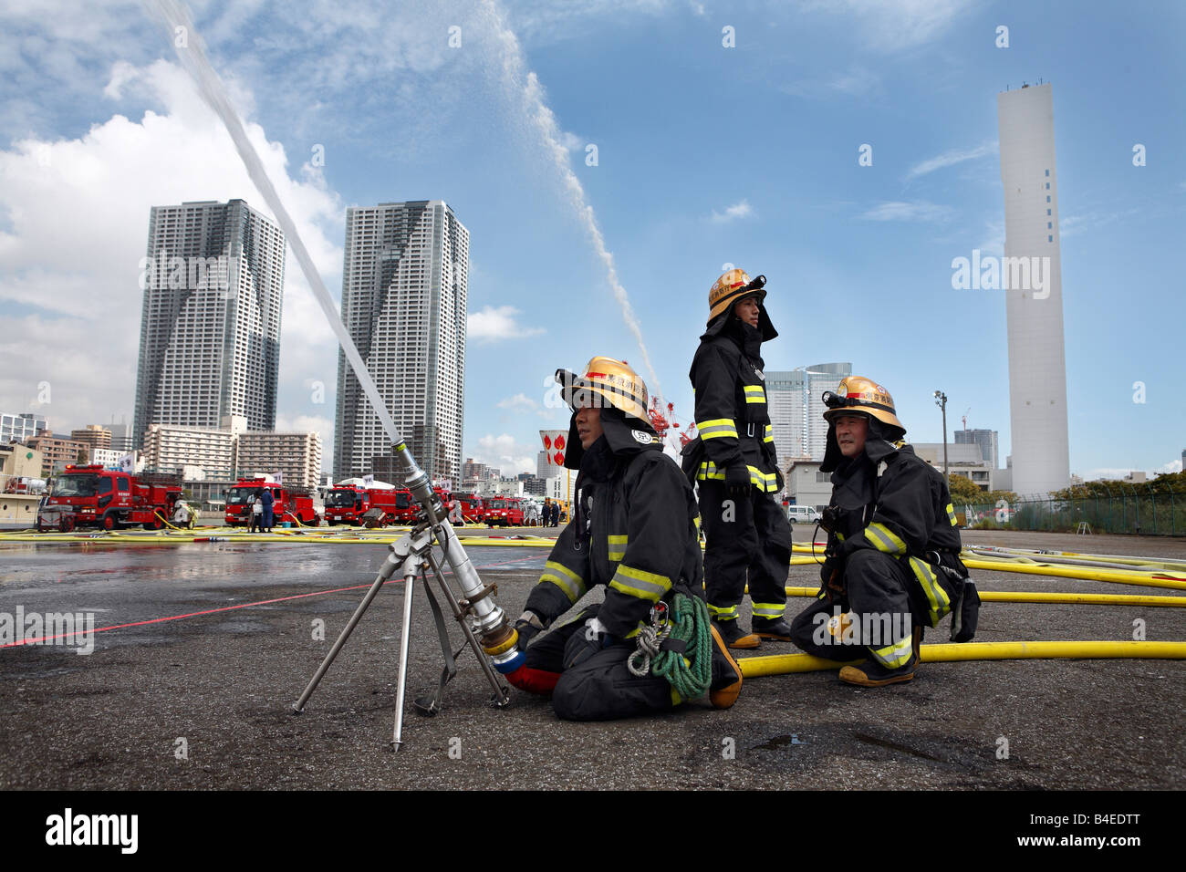 Firefighters Stock Photo