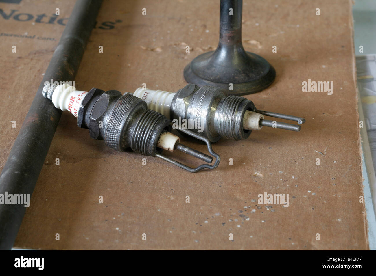 Oil heater igniter plugs Stock Photo Alamy