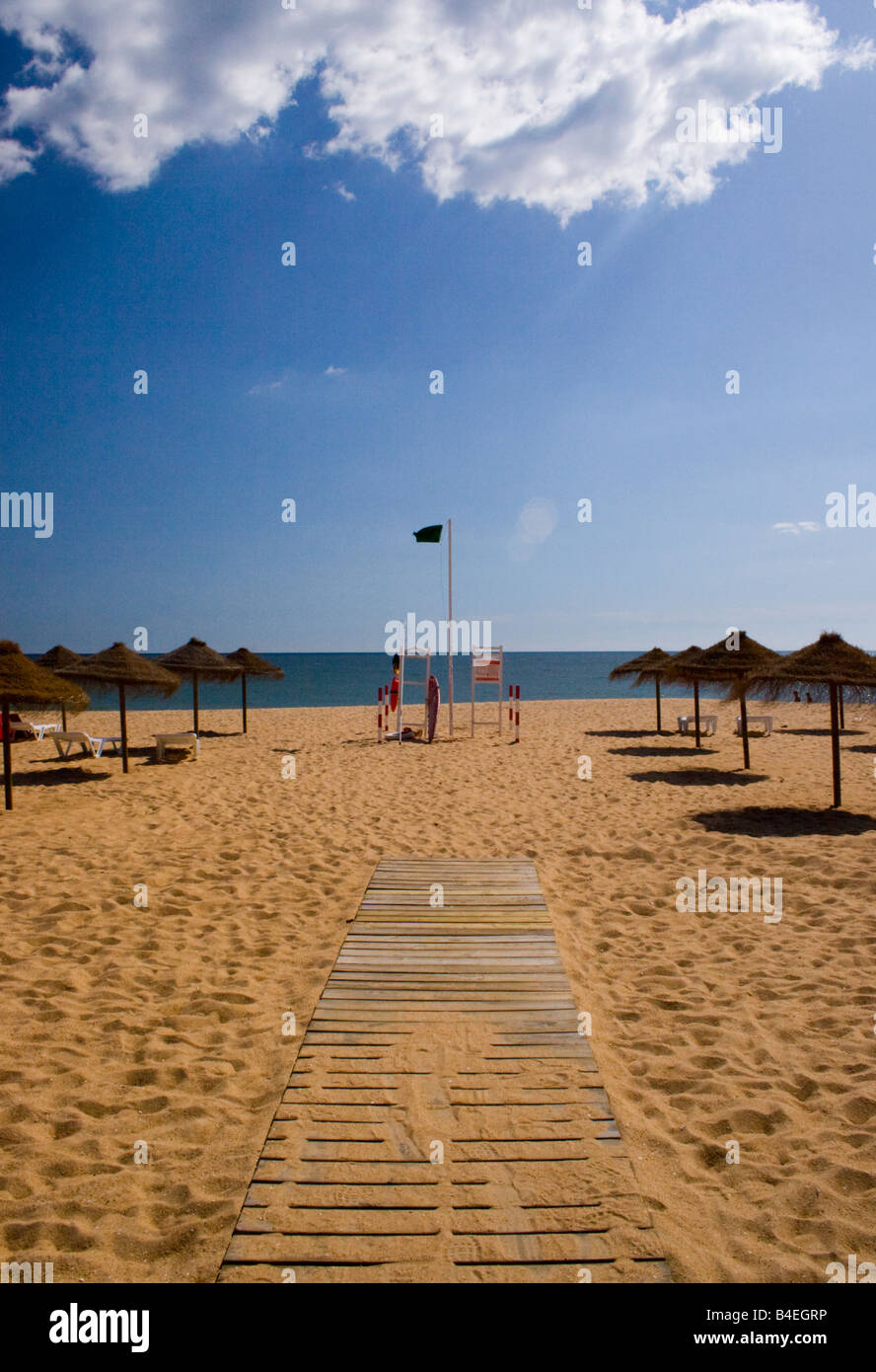 View of the beach in Portugal Stock Photo