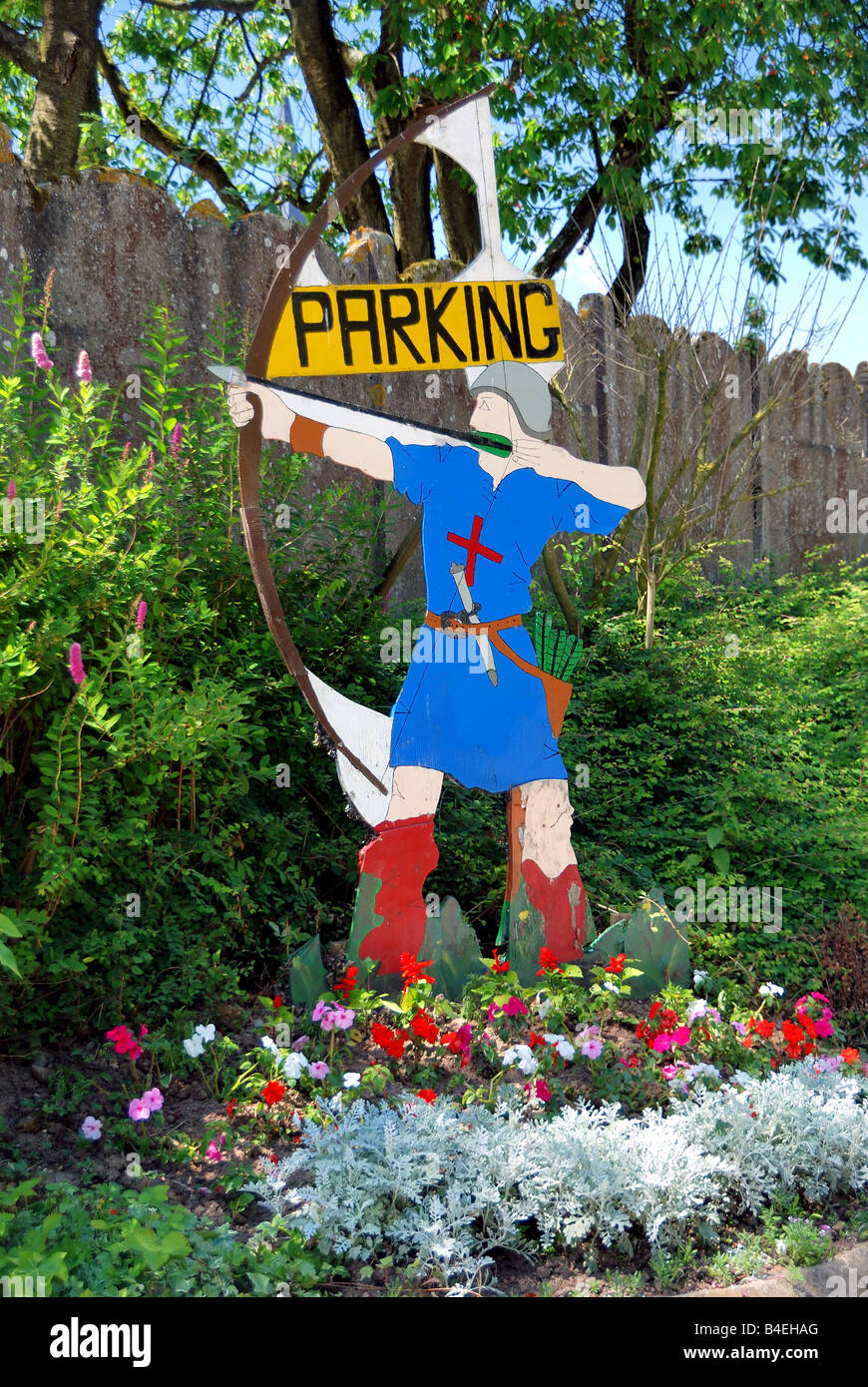 Plywood Archer at Azincourt Stock Photo Alamy