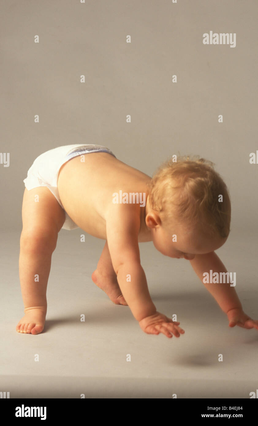 baby learning to stand