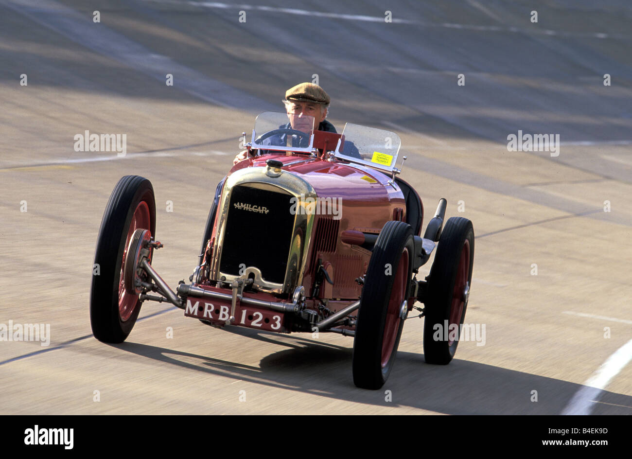 Car, Amilcar C 6, model year 1927-1930, vintage car, 1920s, twenties 1930s, thirties,   driving, diagonal front, front view, cir Stock Photo