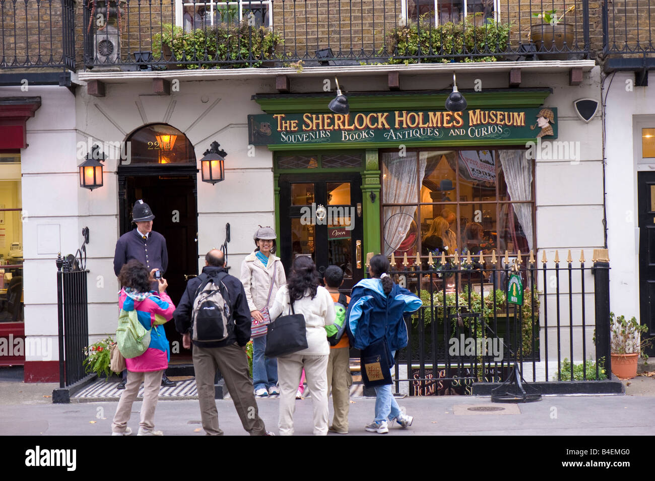 The Sherlock Holmes Museum Baker Street London United Kingdom Stock Photo