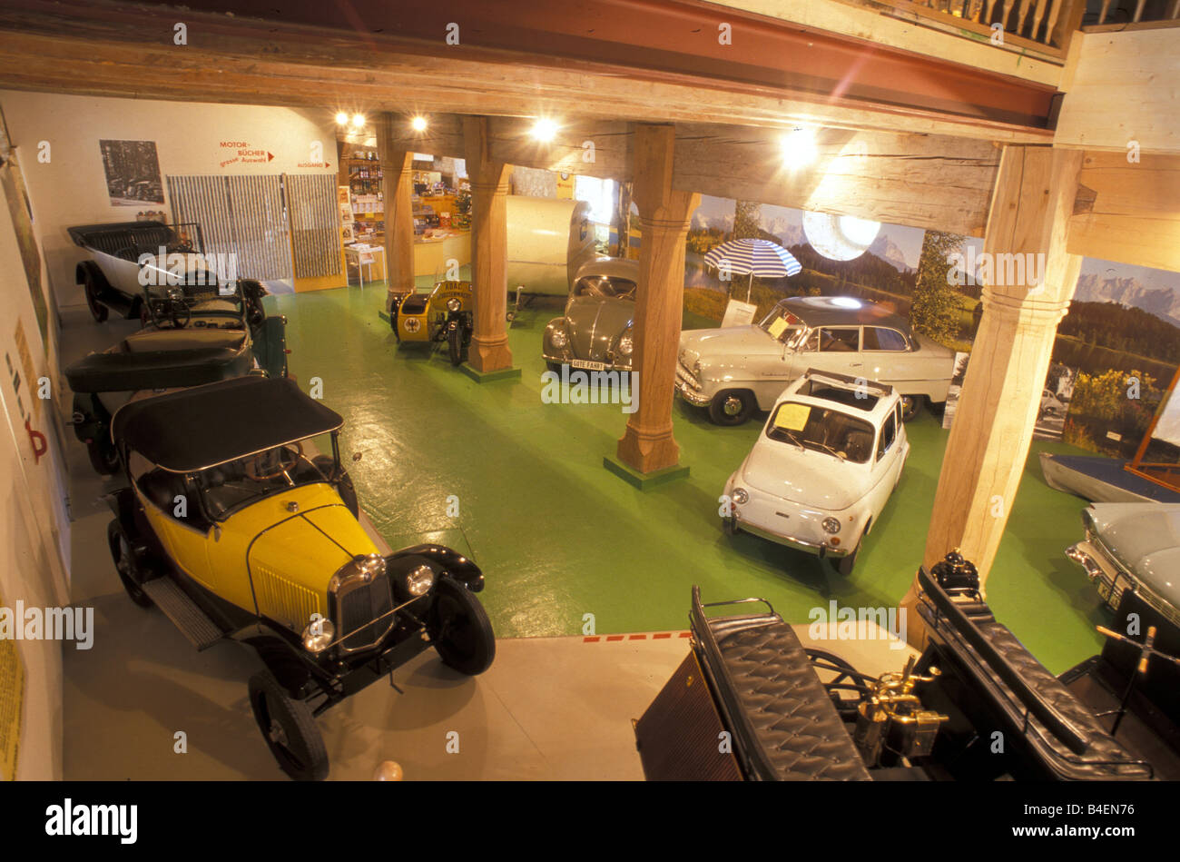 Car, Carmuseum Fritz B. Busch, collector, Carcollector, vintage car, Wolfegg am Schloss Stock Photo