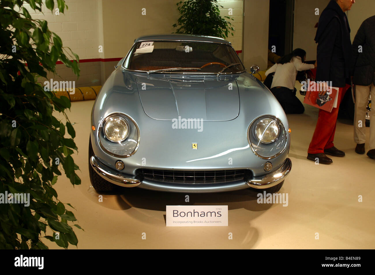 Car, vintage car-auction, event, auction, Bonham's, Ferrari, photographer: Ulrich Jooß Stock Photo