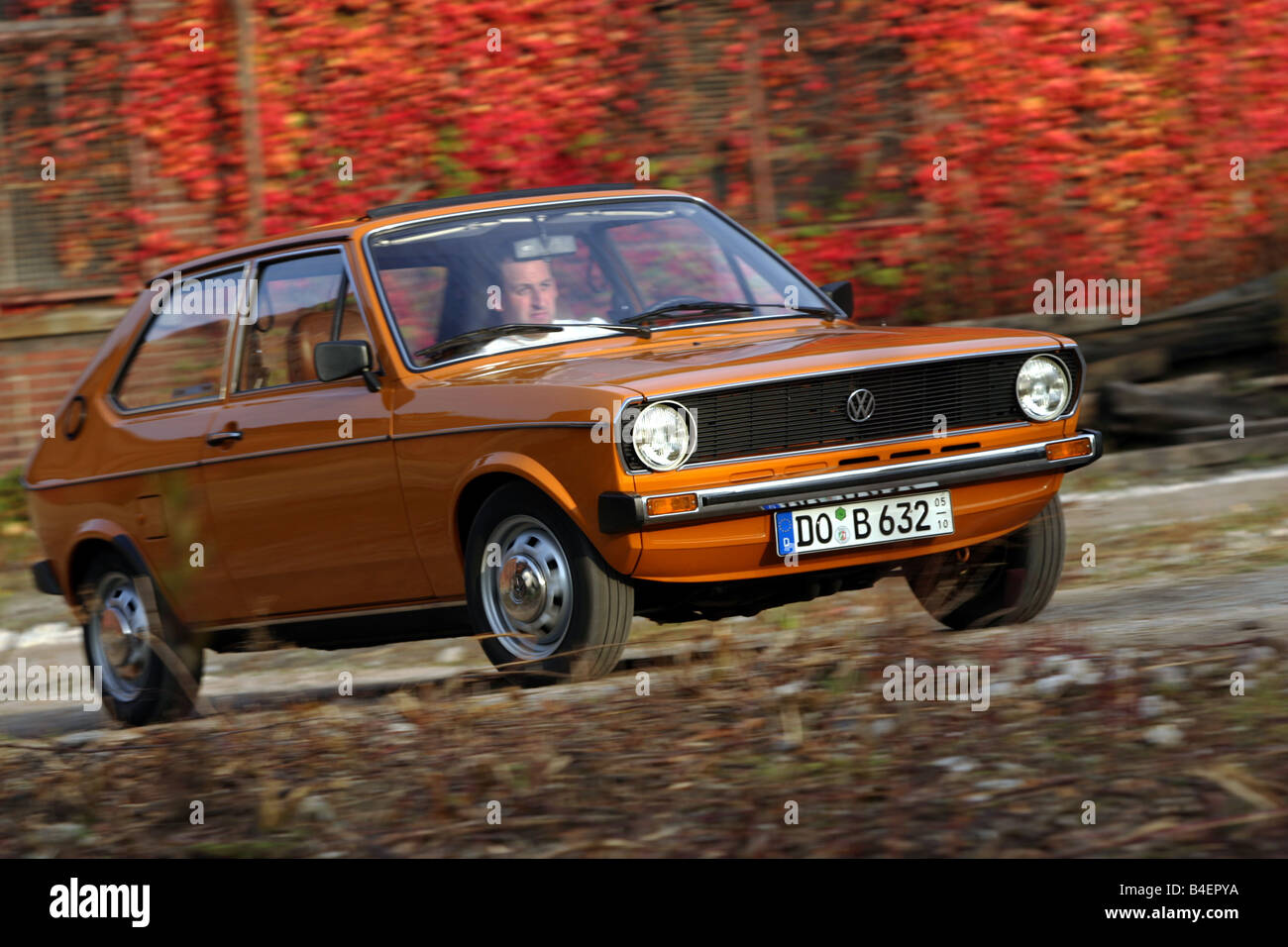 Car, Polo GLS, model year 1975-1981, brown, orange, old car, 1970s Stock  Photo - Alamy