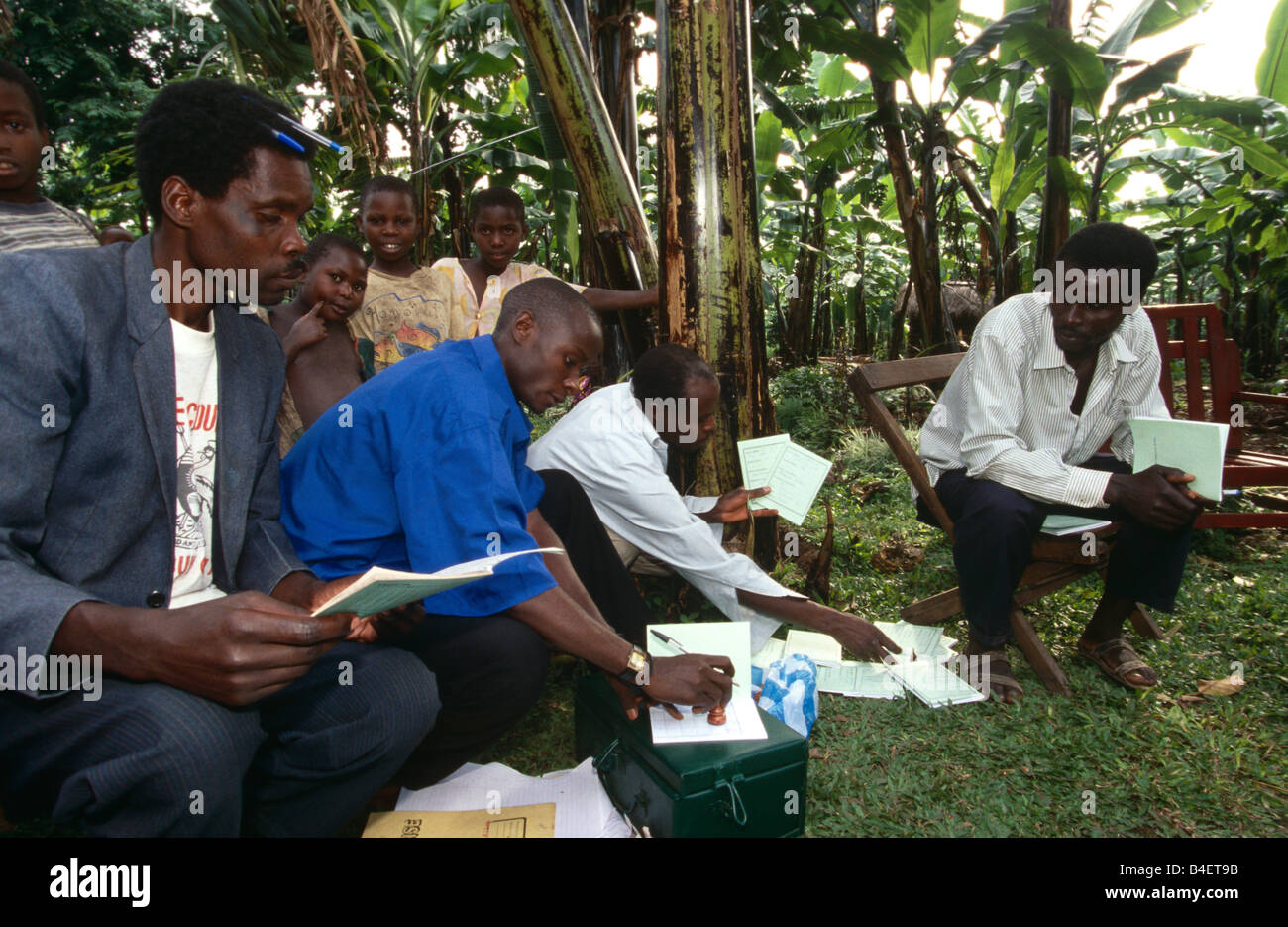 A community empowerment project at a village in Uganda Stock Photo Alamy