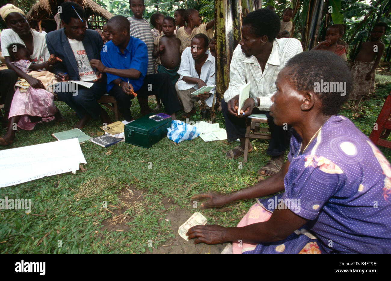 A community empowerment project at a village in Uganda Stock Photo Alamy