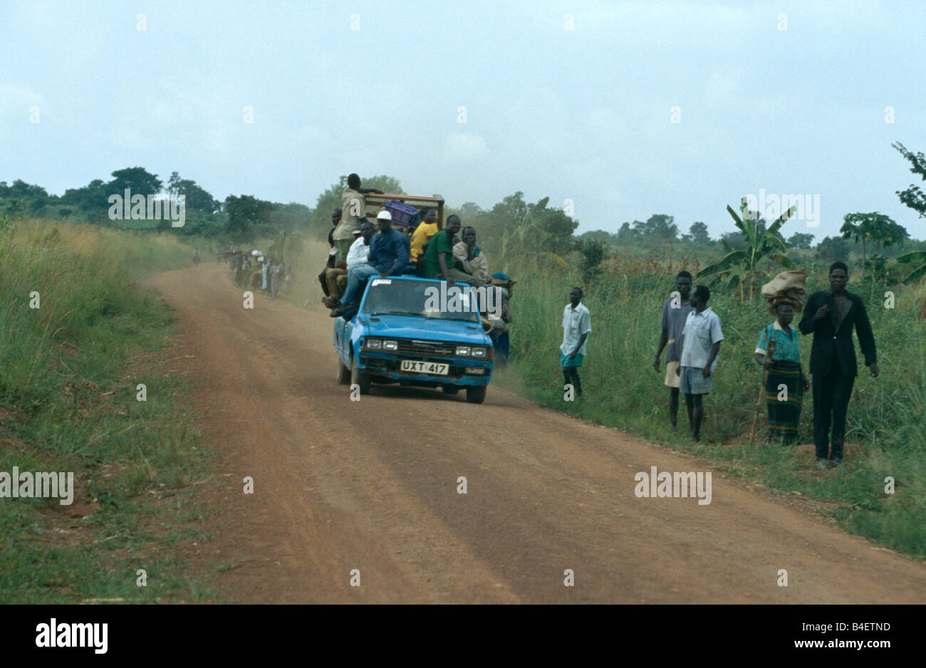 Road transport in Uganda Stock Photo Alamy