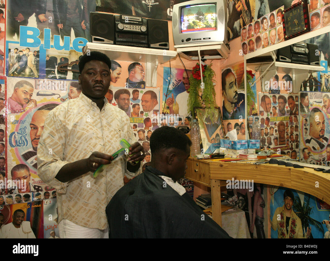 Barber Shop Stock Photo - Download Image Now - African Ethnicity