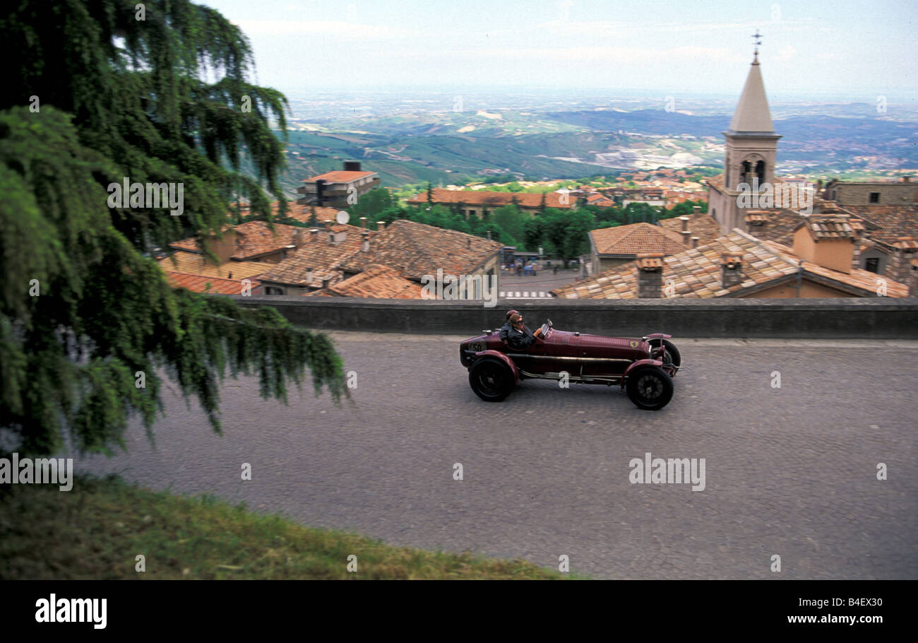 Car, Mille Miglia 1996, events, event, race, vintage car Stock Photo