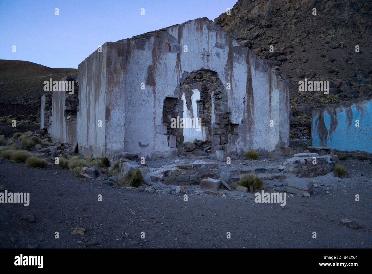 Pueblo Fantasma or Phantom Town near San Antonio de Lipez in southwest Bolivia Stock Photo