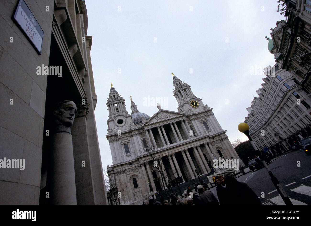 St Paul's Cathedral on Ludgate Hill in London, England, UK Stock Photo