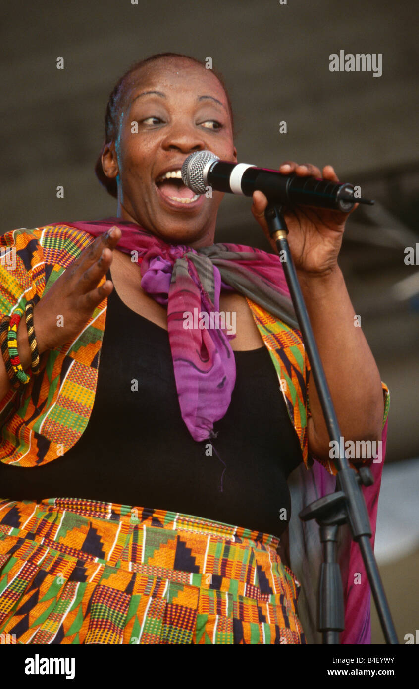 A singer performing in South Africa Stock Photo Alamy