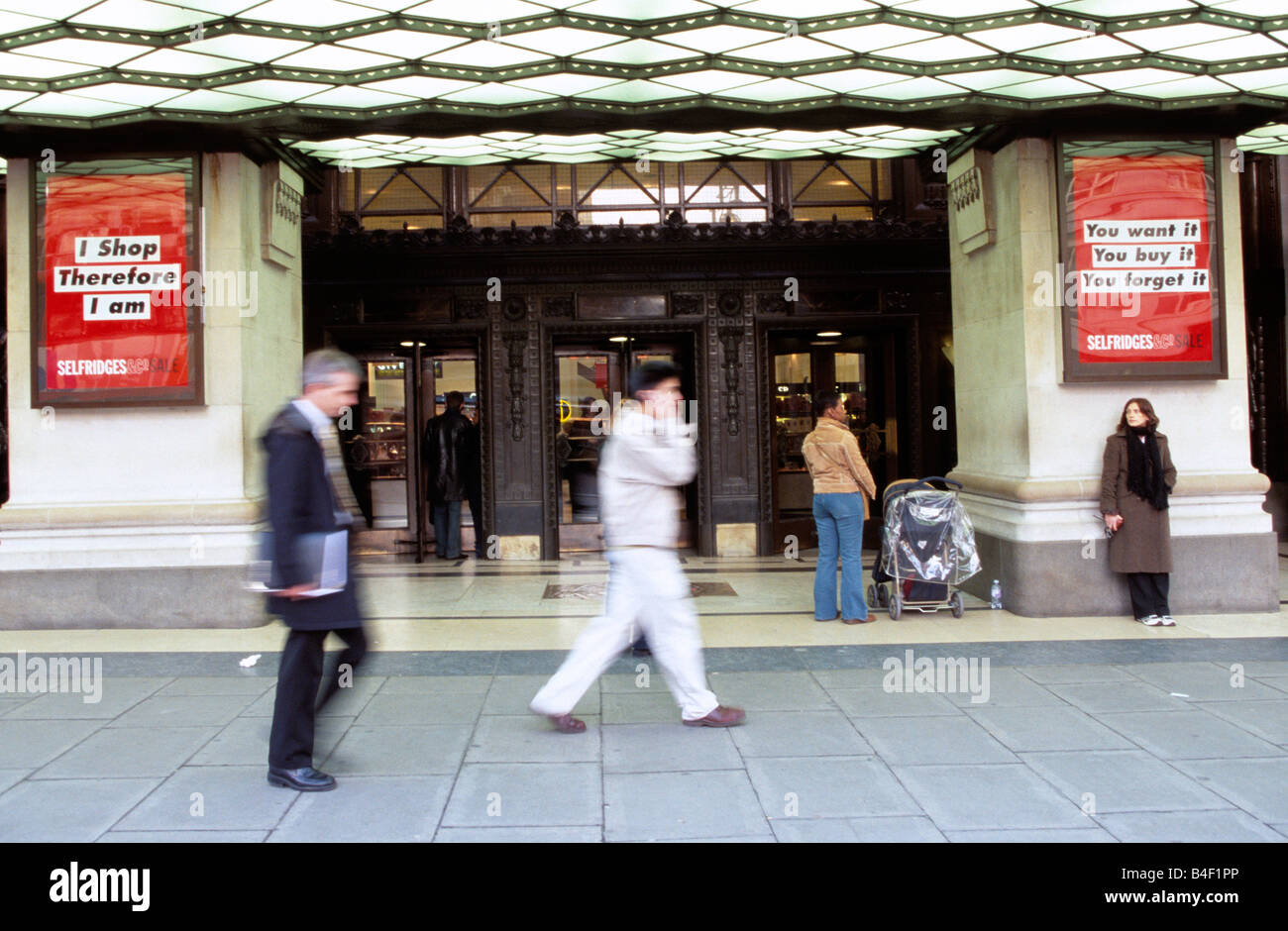 Selfridges department store on Oxford Street, London Stock Photo Alamy