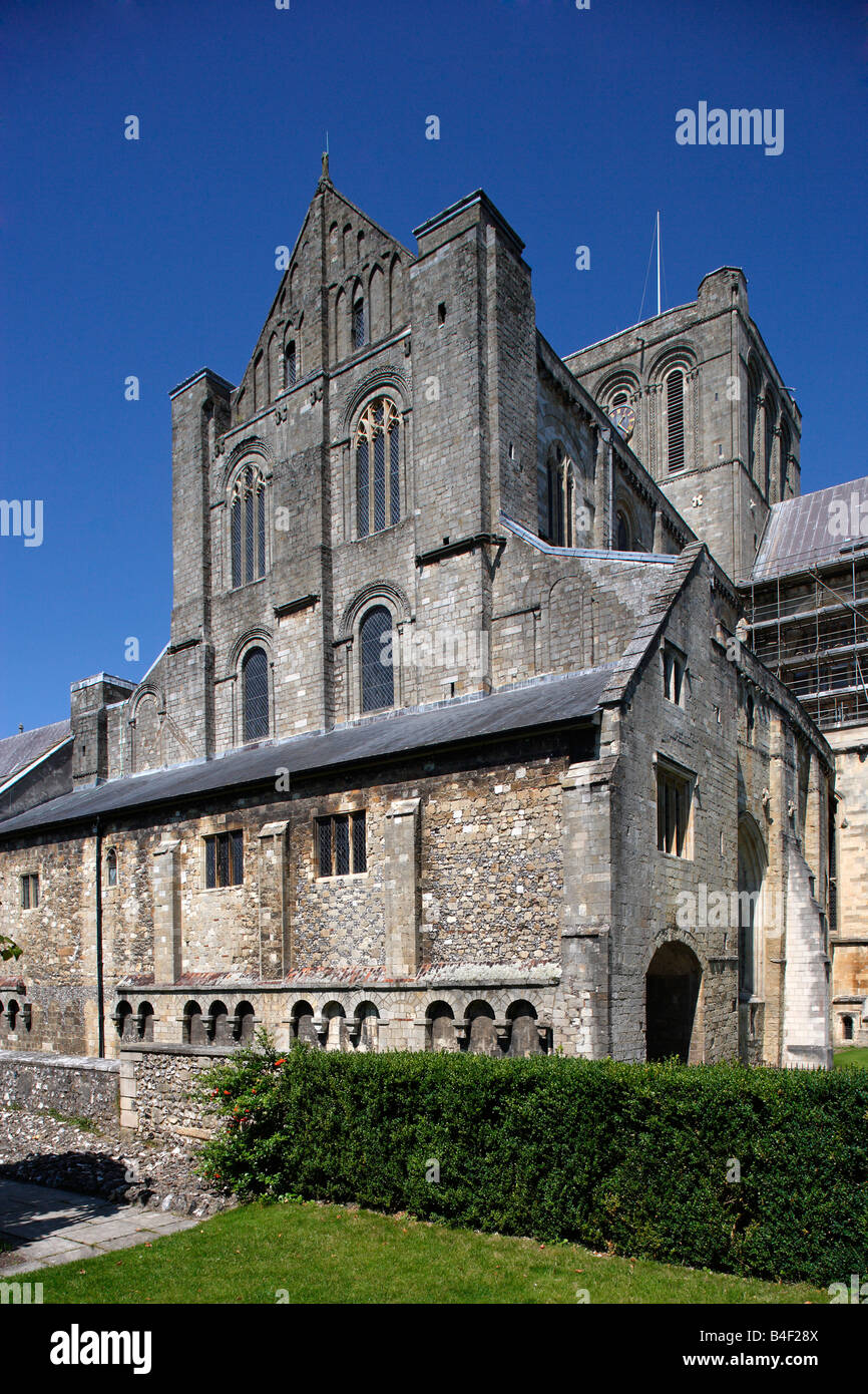 Winchester cathedral from 1079 rebuilt 1107 Old Minster the