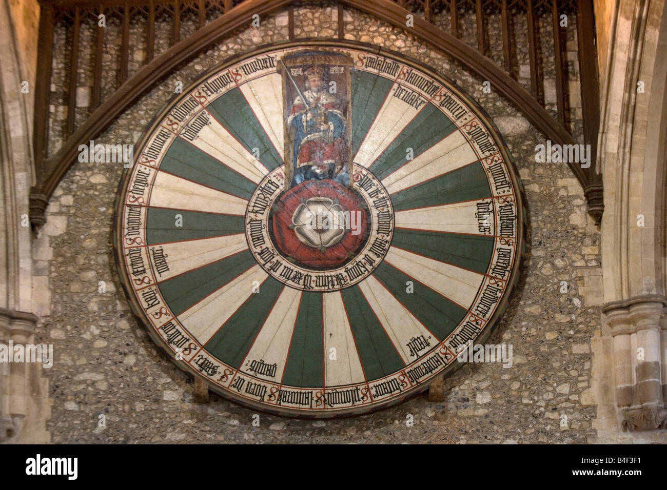 Winchester Castle Great Hall Round Table 1222 1236 Great Britain