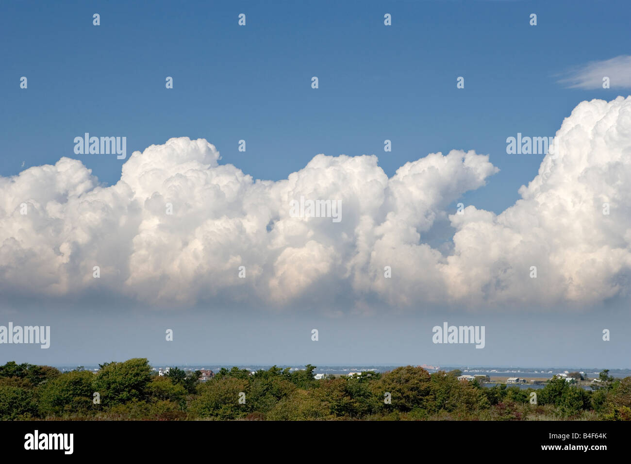 Cumulus cloud progression shot #3 Stock Photo