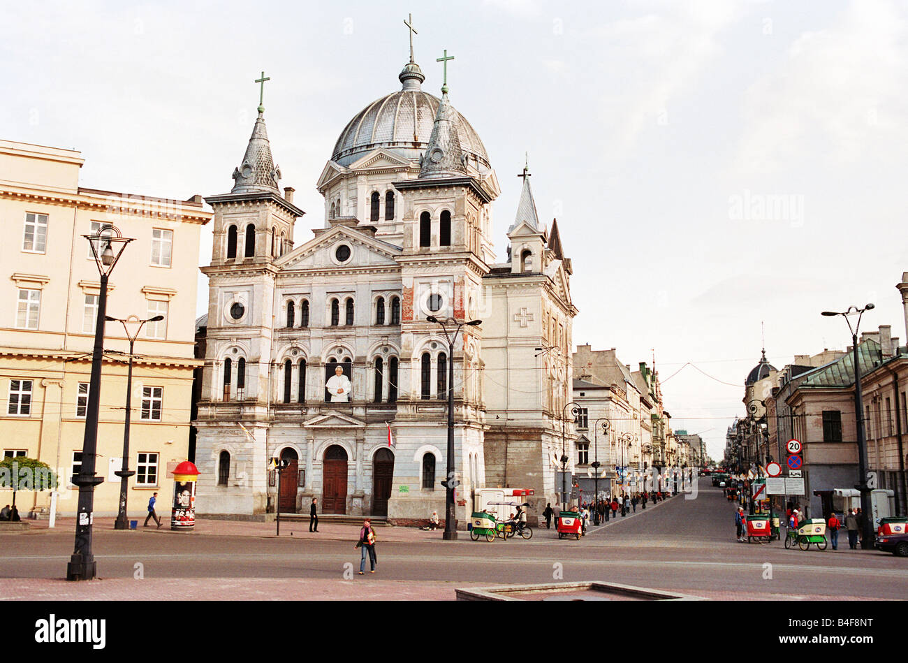 The Descent of the Holy Spirit Church in Lodz, Poland Stock Photo