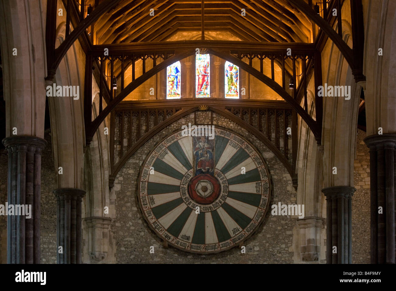 Winchester Castle Great Hall Round Table 1222 1236 Great Britain