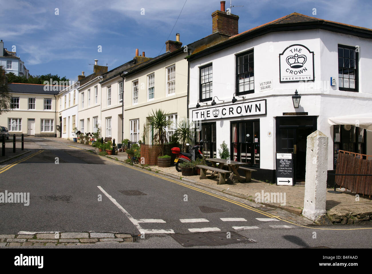 Cornish Pub Penzance Cornwall England Stock Photo