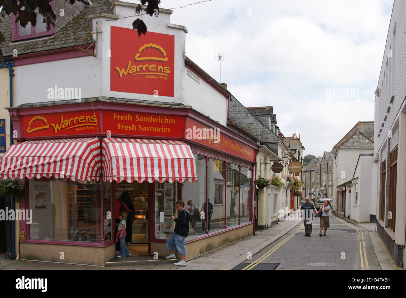Shops Truro Cornwall England Stock Photo Alamy