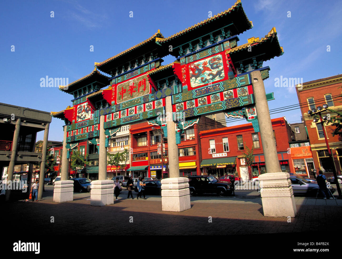 The entrance to China Town in Vancouver, Vancouver British Columbia