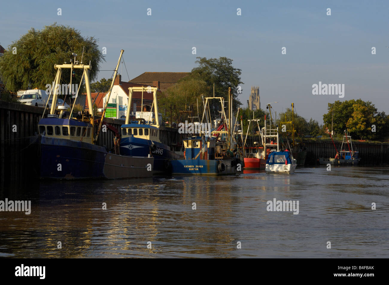 Fishing Fleet Boston Lincolnshire River Witham Stock Photo - Alamy