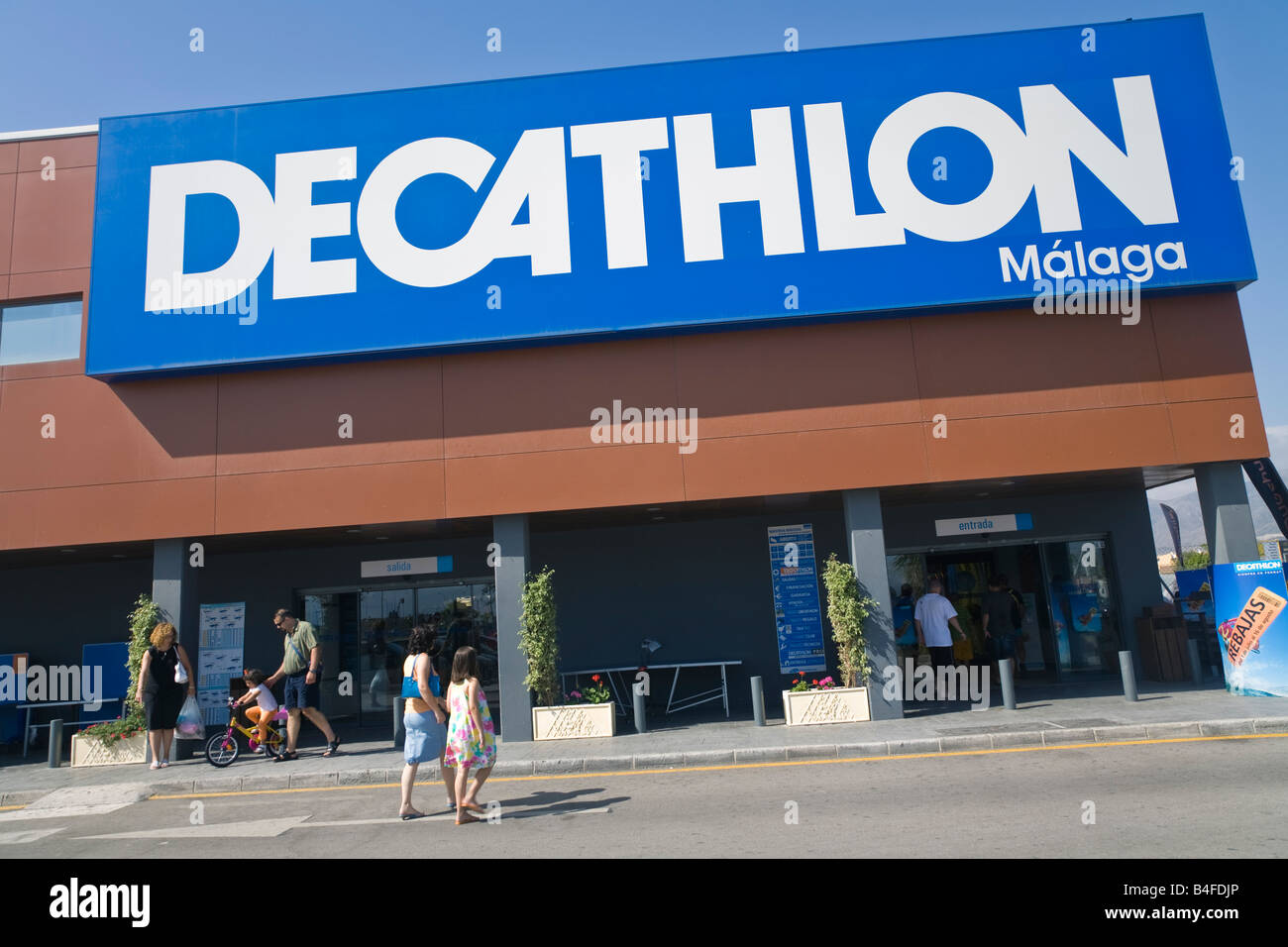 Malaga Costa del Sol Spain Decathlon sports store Stock Photo - Alamy