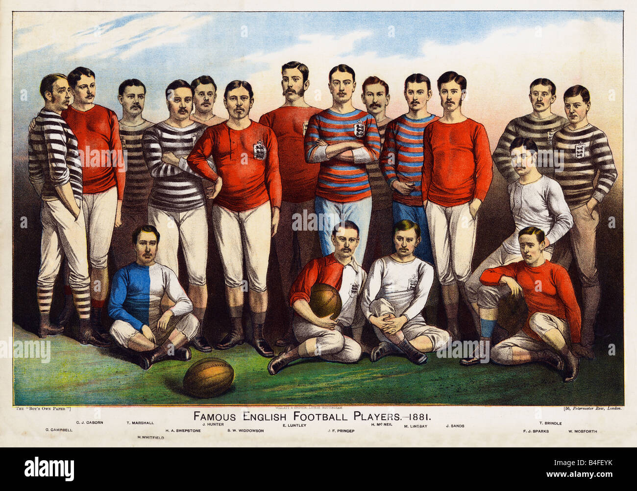 England Football　アンティーク Vintage england football hi-res stock photography and images - Alamy