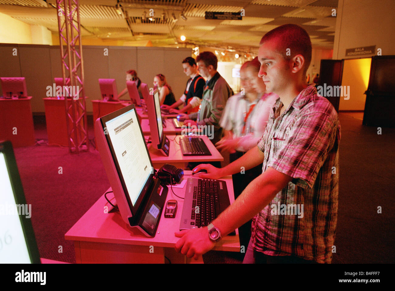 Annual meeting of Allegro, the market leader in online auctions in Poland Stock Photo