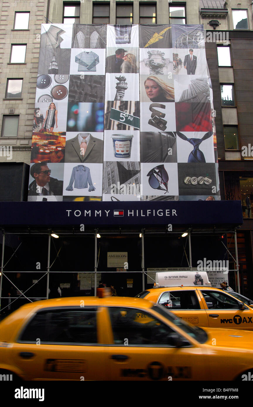 Tommy Hilfiger store on Fifth Avenue, New York City, USA Stock Photo - Alamy