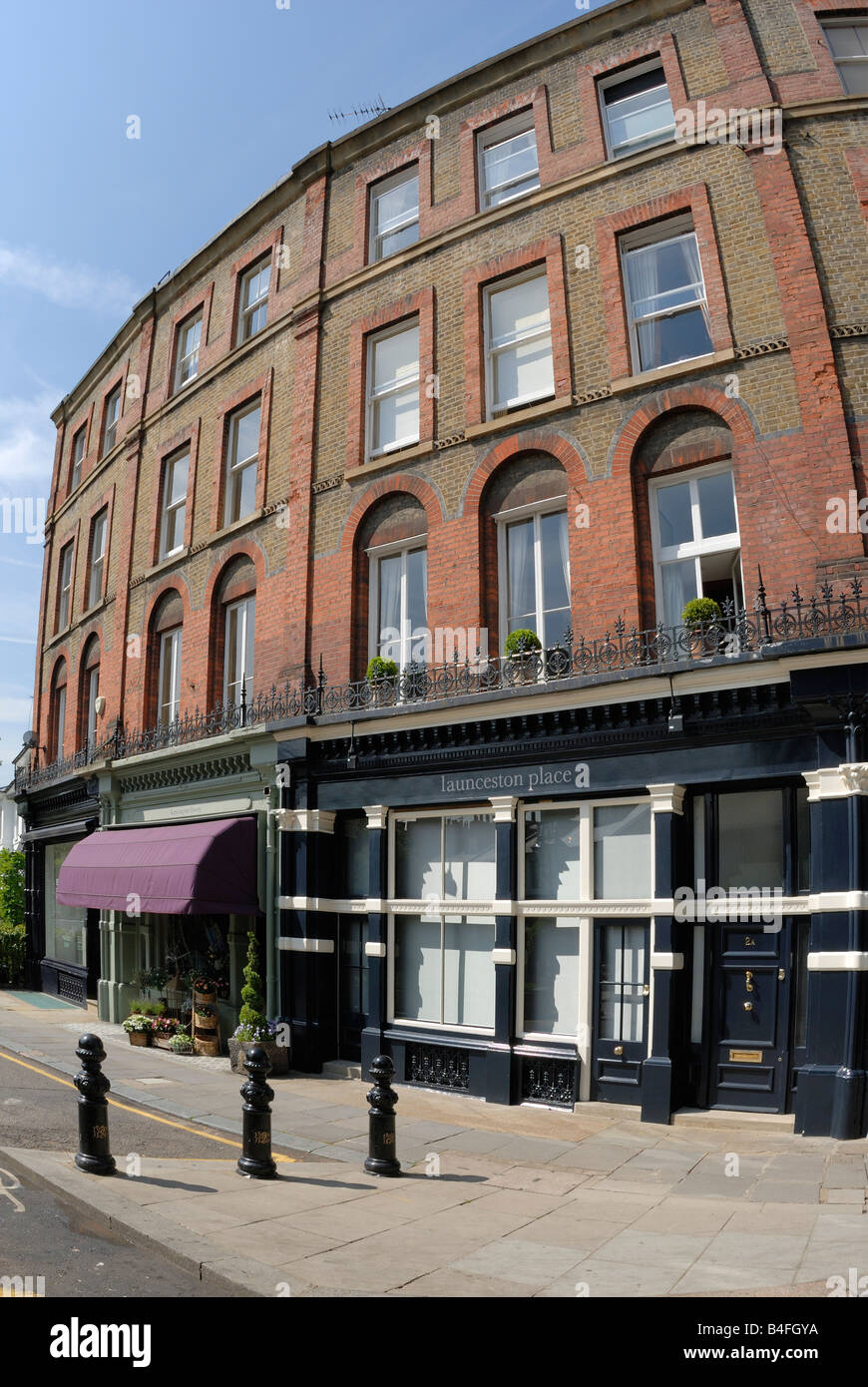 Launceston Place London Stock Photo