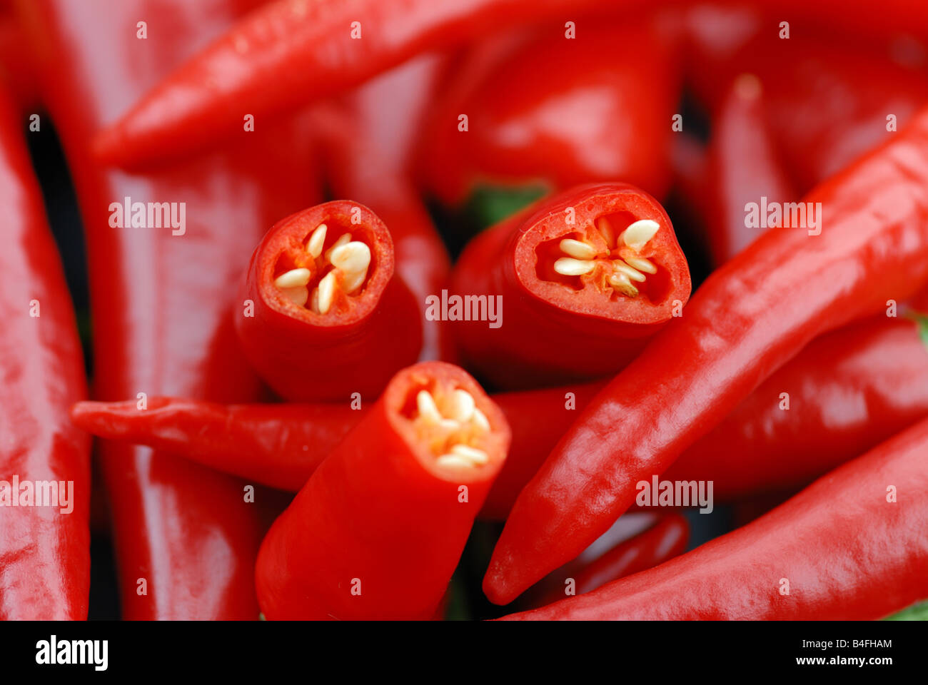 red peppers Stock Photo