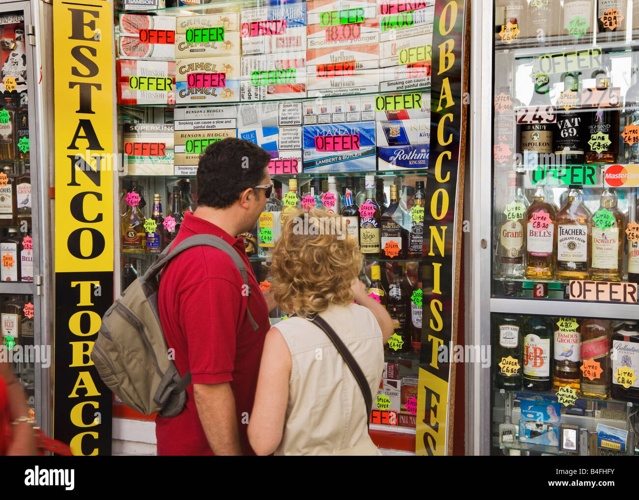 Duty free shopping gibraltar hires stock photography and images Alamy