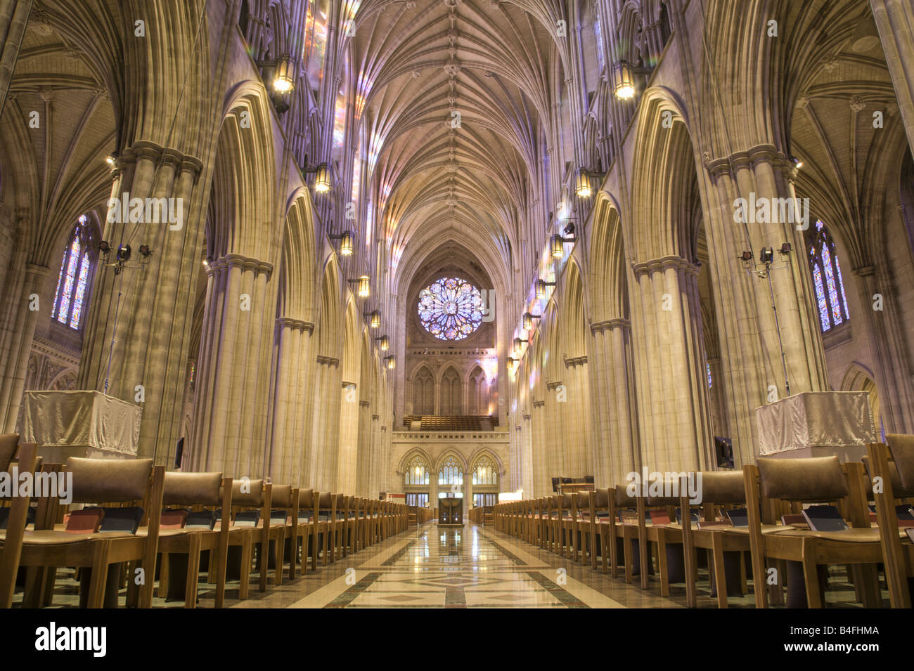 Washington national cathedral interior hi-res stock photography