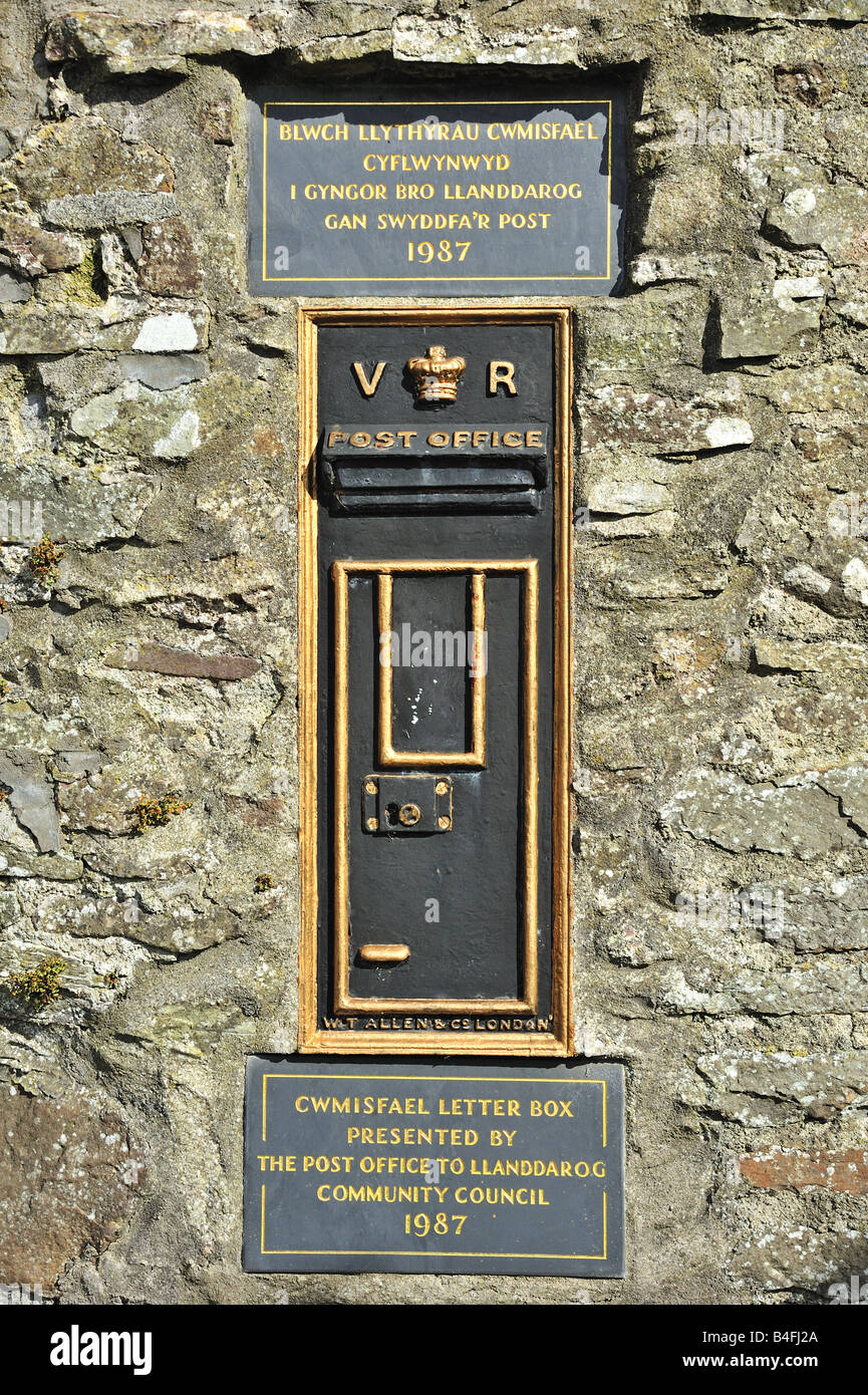 Victorian letterbox Stock Photo