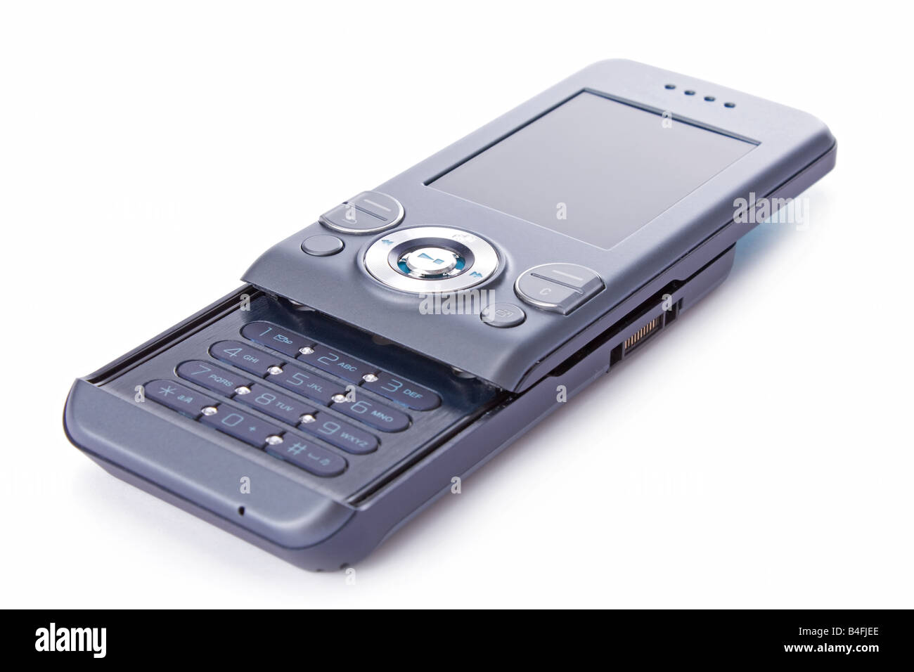 Modern multimedia phone isolated on white background Stock Photo Alamy