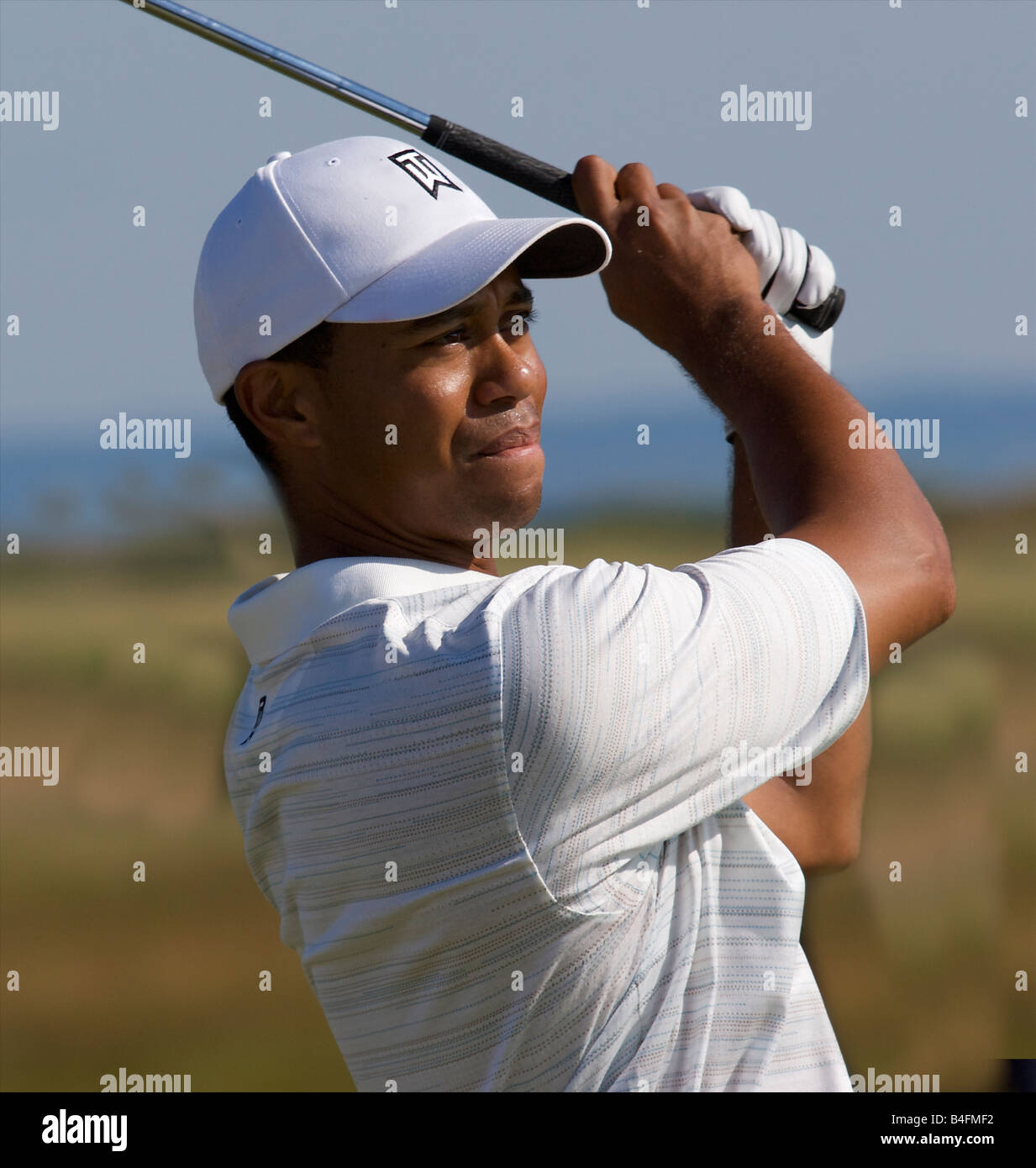 Tiger Woods the worlds number one golfer Stock Photo
